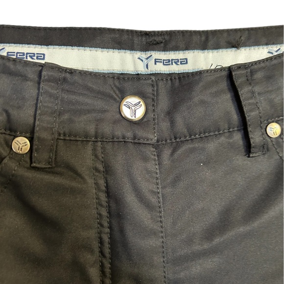 FERA Womens Warm Ski Pants 4R Black Stretch Nylon Zip Lined Boot Cut Snowboard - Picture 4 of 8